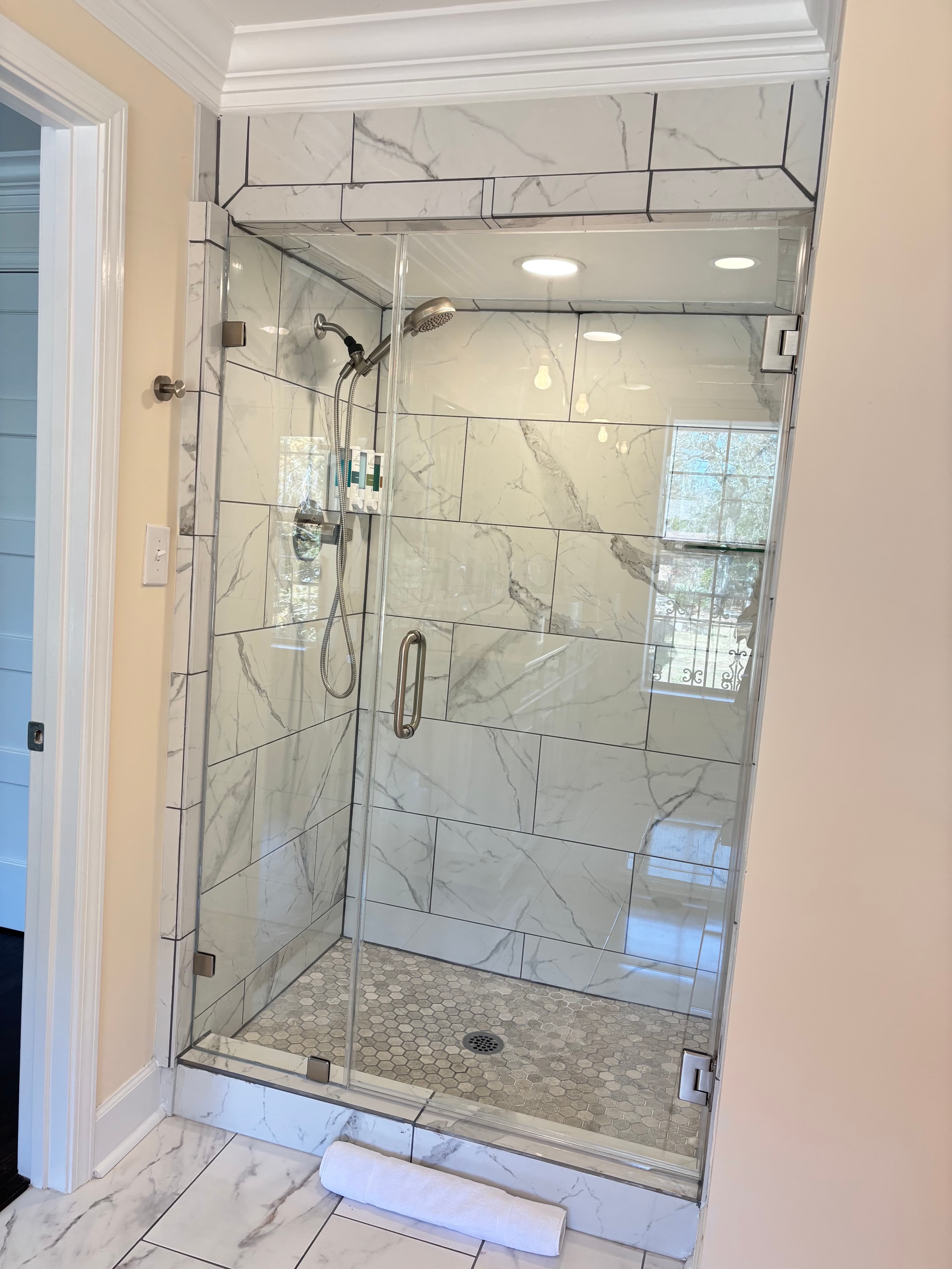 Custom Shower with Bath Products